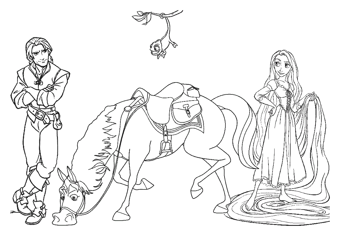 desenhos para imprimir enrolados rapunzel