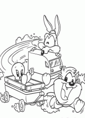 desenhos para imprimir looney tunes baby