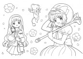 desenhos para imprimir sakura card captors