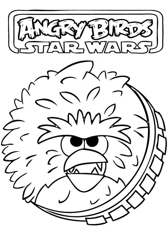 desenhos para pintar angry birds star wars