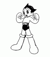 desenhos para pintar astro boy