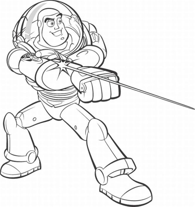 desenhos para pintar buzz lightyear