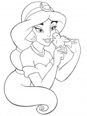 desenhos para pintar da jasmine