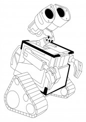 desenhos para pintar do filme walle