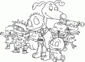 desenhos para pintar dos rugrats