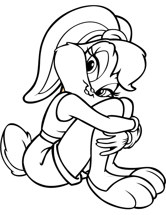 desenhos para pintar lola bunny looney tunes