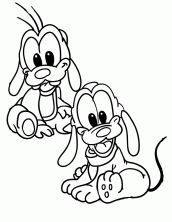 Riscos e Desenhos  Baby Disney para colorir