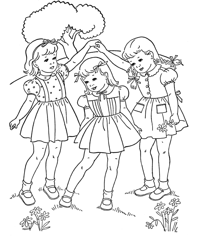 desenhos para colorir de amigas