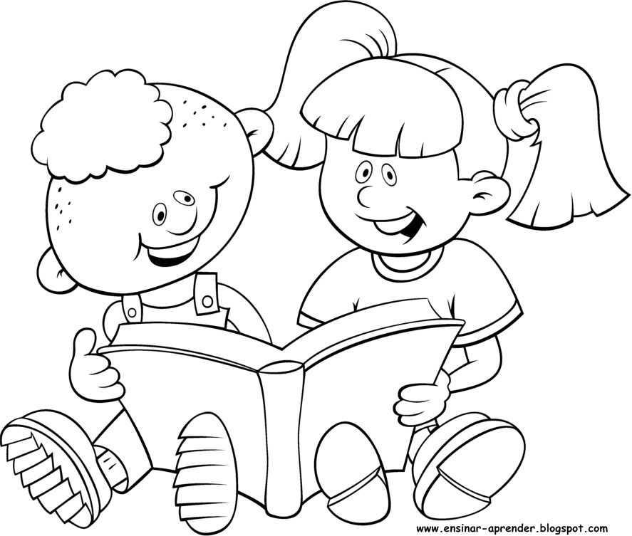 dia nacional do livro infantil para colorir e pintar