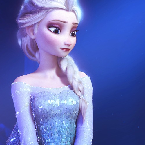 Desenho de Frozen Elsa pintado e colorido por Eloiza o dia 10 de Abril do  2015