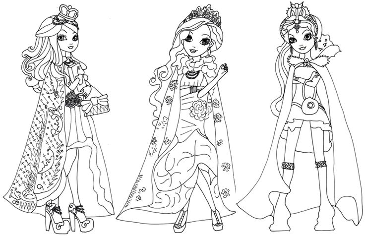 ever after high para colorir e imprimir