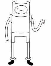 finn para colorir