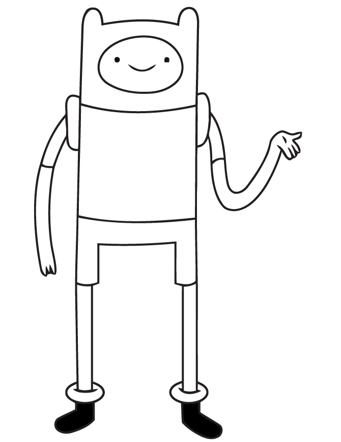 finn para colorir