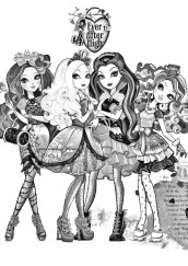 imagens para colorir ever after high