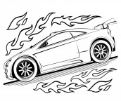 imagens para pintar e colorir hot wheels