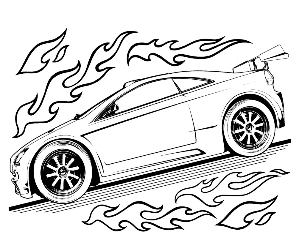 imagens para pintar e colorir hot wheels