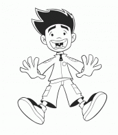 jake long para colorir