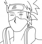 Desenhos para colorir do Naruto - Kakashi - Escola Educação