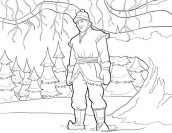 kristoff imagens para colorir