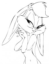 lola bunny para colorir