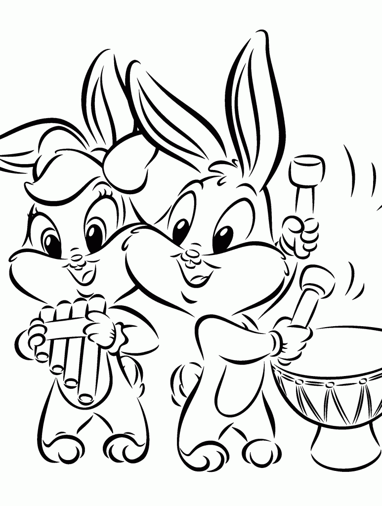 Desenhos para colorir baby Looney Tunes