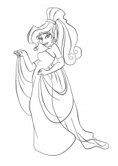 megara para colorir e imprimir