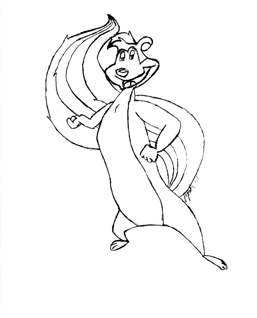 pepe le pew desenhos para imprimir