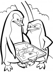 pinguins de madagascar imagens para colorir