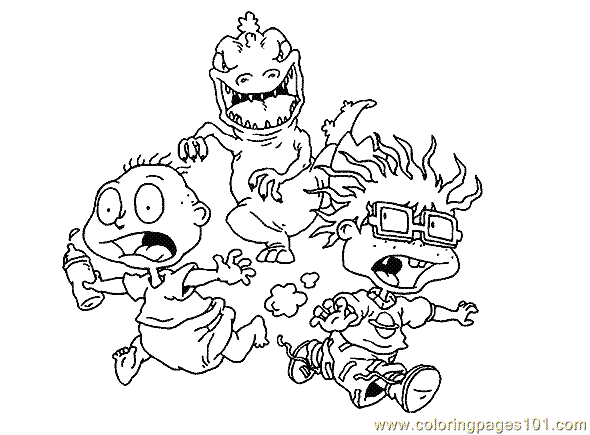 rugrats imagens para colorir