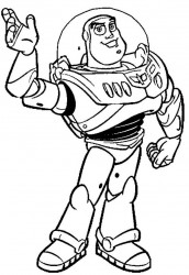 toy story buzz lightyear para colorir