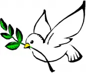 Desenhos da pomba da paz para colorir 01