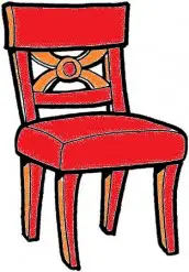 Desenhos de cadeira para colorir 01