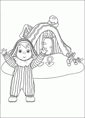 Desenhos para colorir Andy Pandy