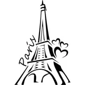 Desenhos para colorir Torre Eiffel 01