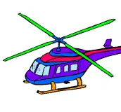 Desenhos para colorir de helicoptero 01
