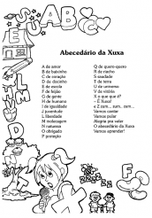 abecedario da xuxa para pintar e imprimir