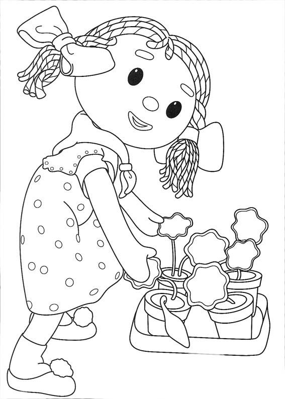 andy pandy para colorir