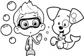 bubble guppies desenho nickelodeon para colorir