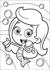 bubble guppies desenhos para pintar