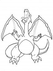 charizard para colorir