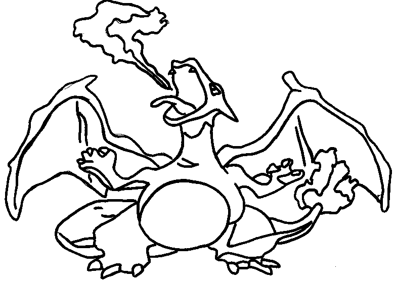 charizard pokemon para colorir