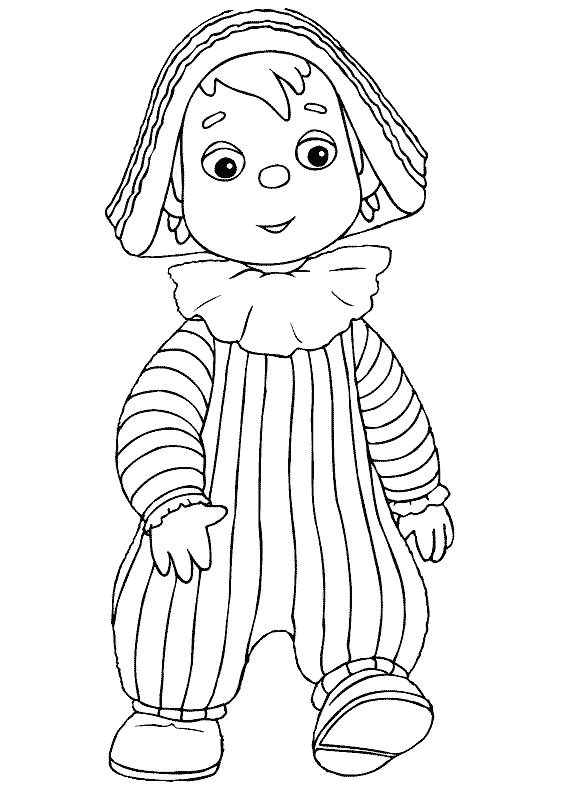 desenhos da andy pandy para colorir