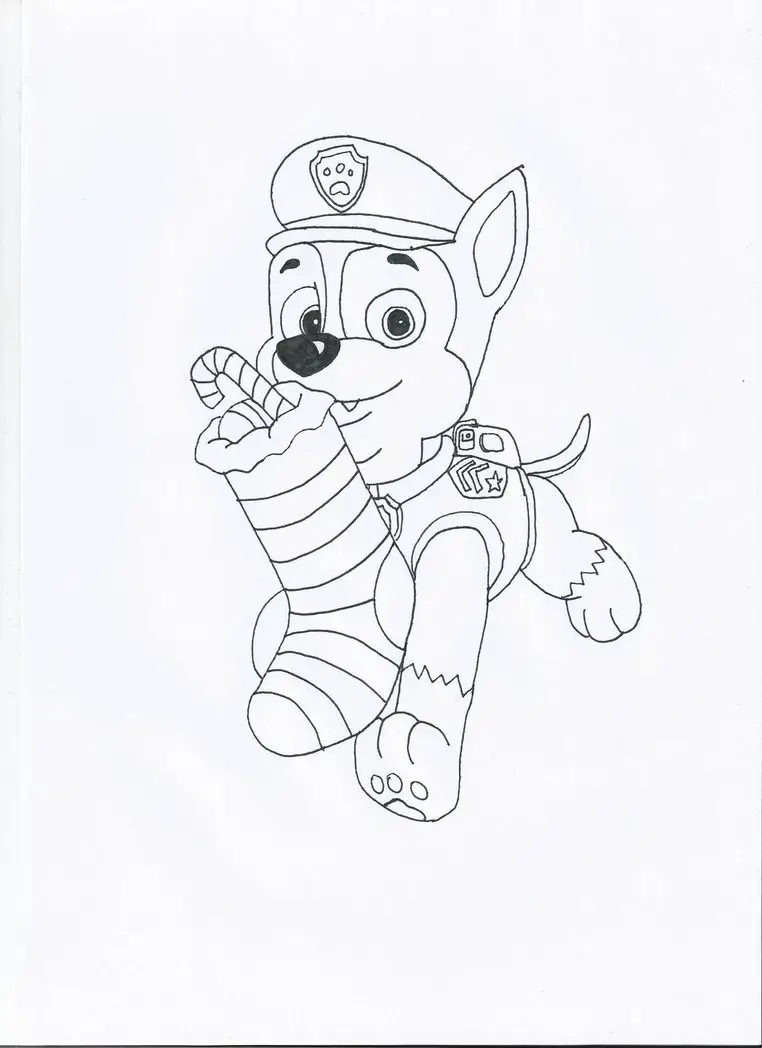 desenhos da patrulha canina para colorir