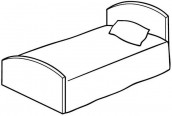 desenhos de cama para pintar
