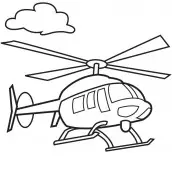 desenhos de helicoptero para colorir