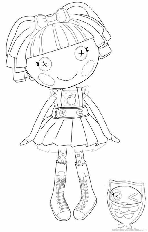 desenhos de lalaloopsy para pintar