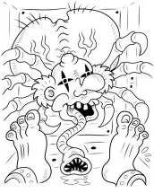 desenhos de monstros de terror para colorir