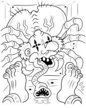 desenhos de monstros de terror para colorir