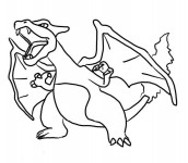 desenhos do charizard pokemon para pintar