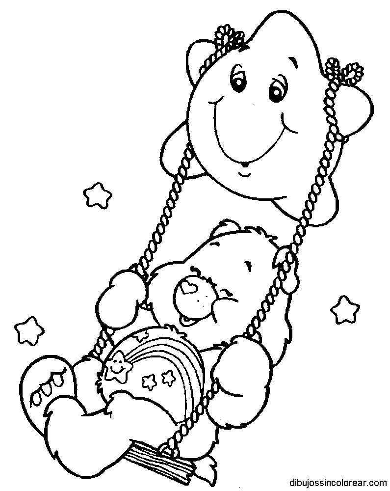desenhos dos ursinhos carinhosos para colorir